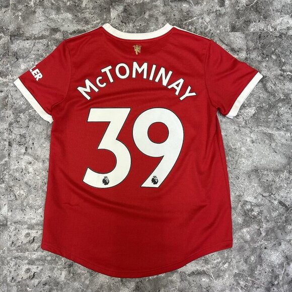 ADIDAS MANCHESTER UNITED Jersey 2021-22 McTominay #39 Football Womans Large - Picture 2 of 6